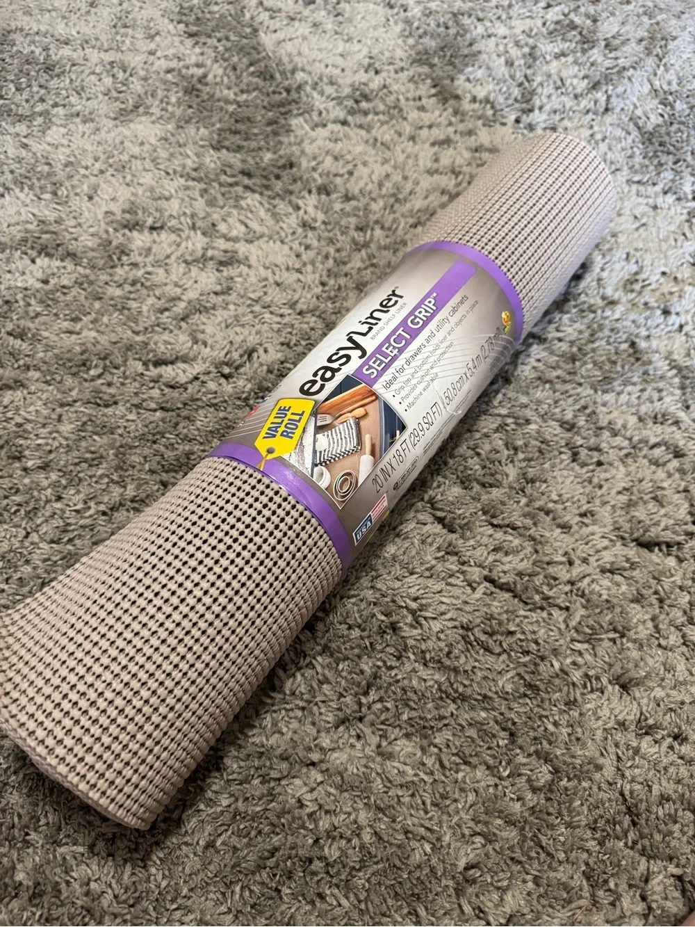 Duck Brand EasyLiner Select Grip Shelf Liner – New Value Roll